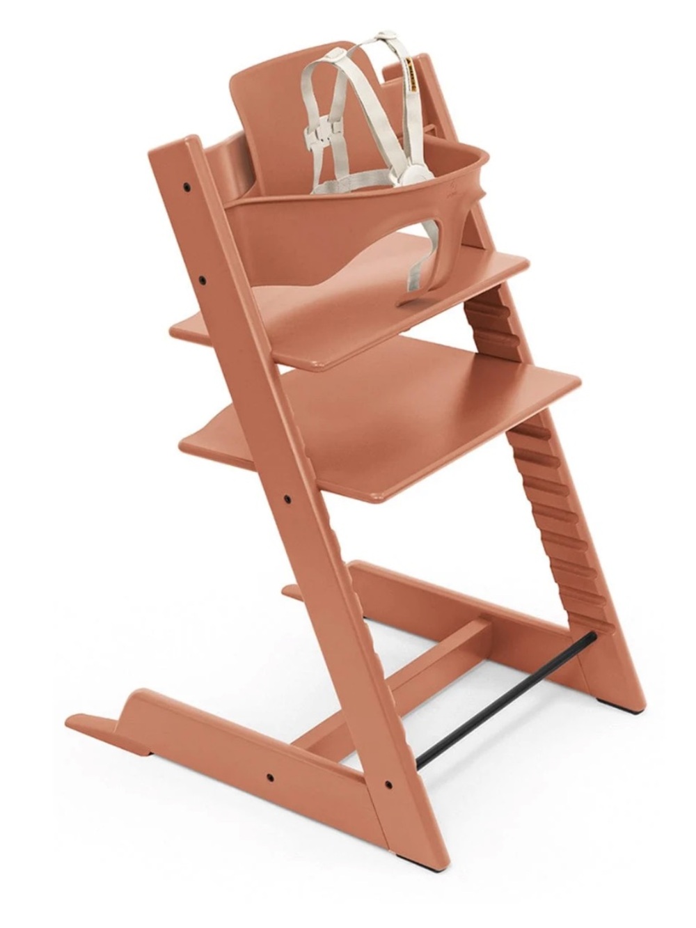 Stokke Tripp Trapp Baby Set Seat Cushions Harness Orange